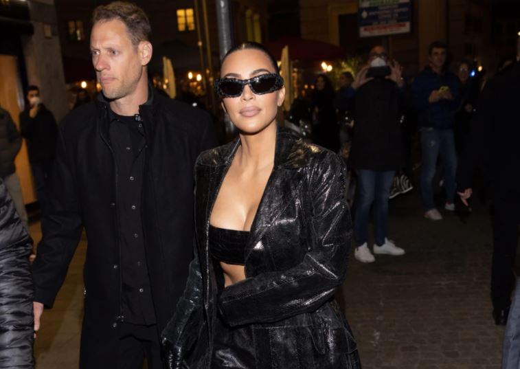 Kim Kardashian durante la Semana de la Moda de Milán
