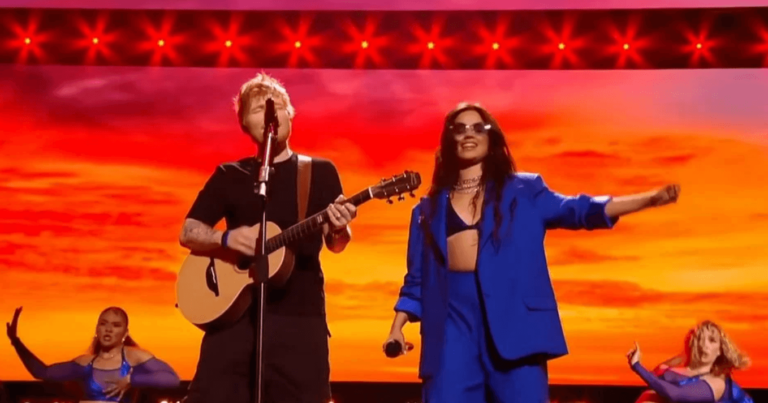 Camila Cabello y Ed Sheeran interpretan “Bam Bam” en un recital solidario para Ucrania