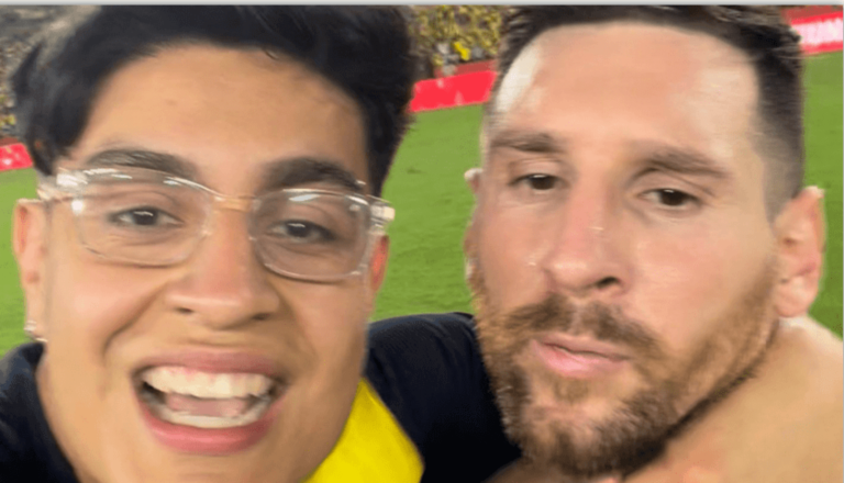 El mal rato de Messi por culpa de un hincha ecuatoriano